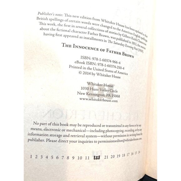 2 bks 1 price The Complete Father Brown Stories & The Innocence Of Father Brown - Picture 7 of 10